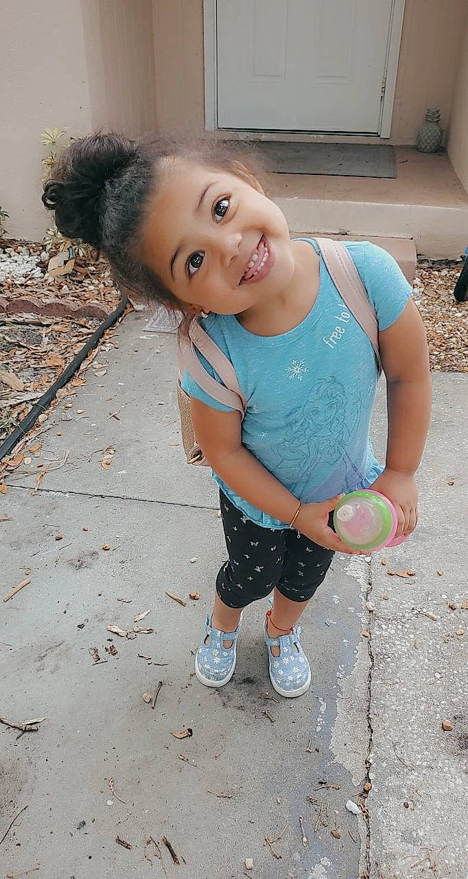 Evaluna joined the competition — help win amazing prizes! baby_toddler_clothing, cheek, child, eye, face, facial_expression, flash_photography, fun, hairstyle, happy, joint, joy, leg, mouth, organ, person, skin, smile, standing, thigh