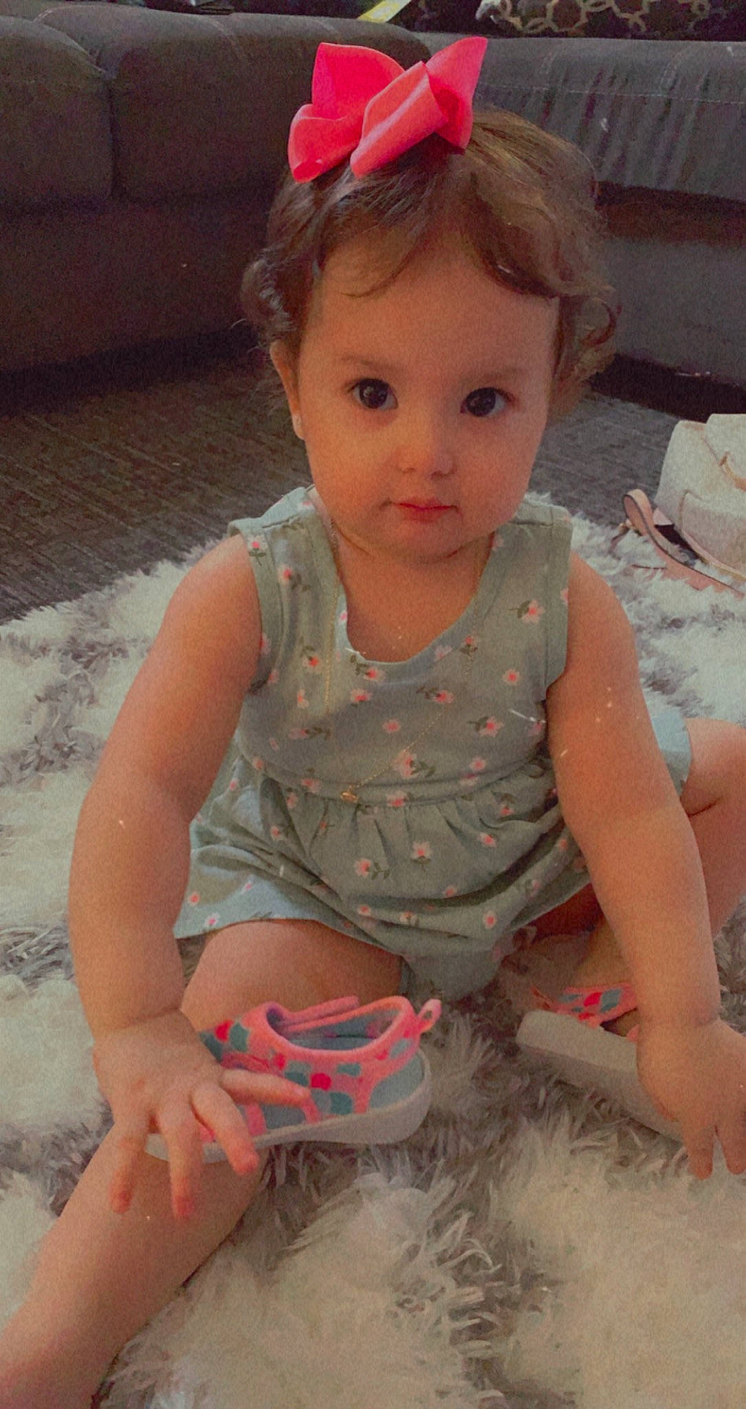 Jaylani joined the competition — help win amazing prizes! baby_toddler_clothing, cheek, child, chin, eye, face, forehead, fun, hairstyle, happy, head, human_body, leg, lip, mouth, nose, person, pink, skin, sleeve