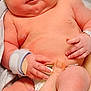 Sunnie joined the competition — help win amazing prizes! newborn, baby, sleeping, hospital, wristband, hand, diaper, skin, foot, face, person, infant, cute, child, medical, monitor, hospital_room, lying_down, resting, peaceful