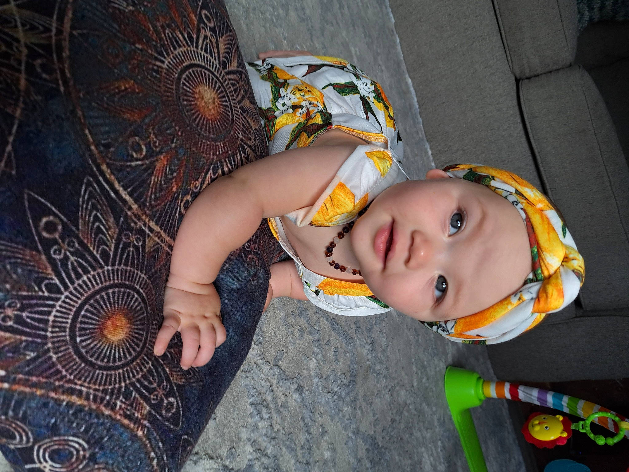 Ireana is registered to the contest to win money with this photo: art, asphalt, baby, child, costume, eyewear, fashion_accessory, fun, grass, headwear, pattern, person, personal_protective_equipment, toddler, tree, visual_arts