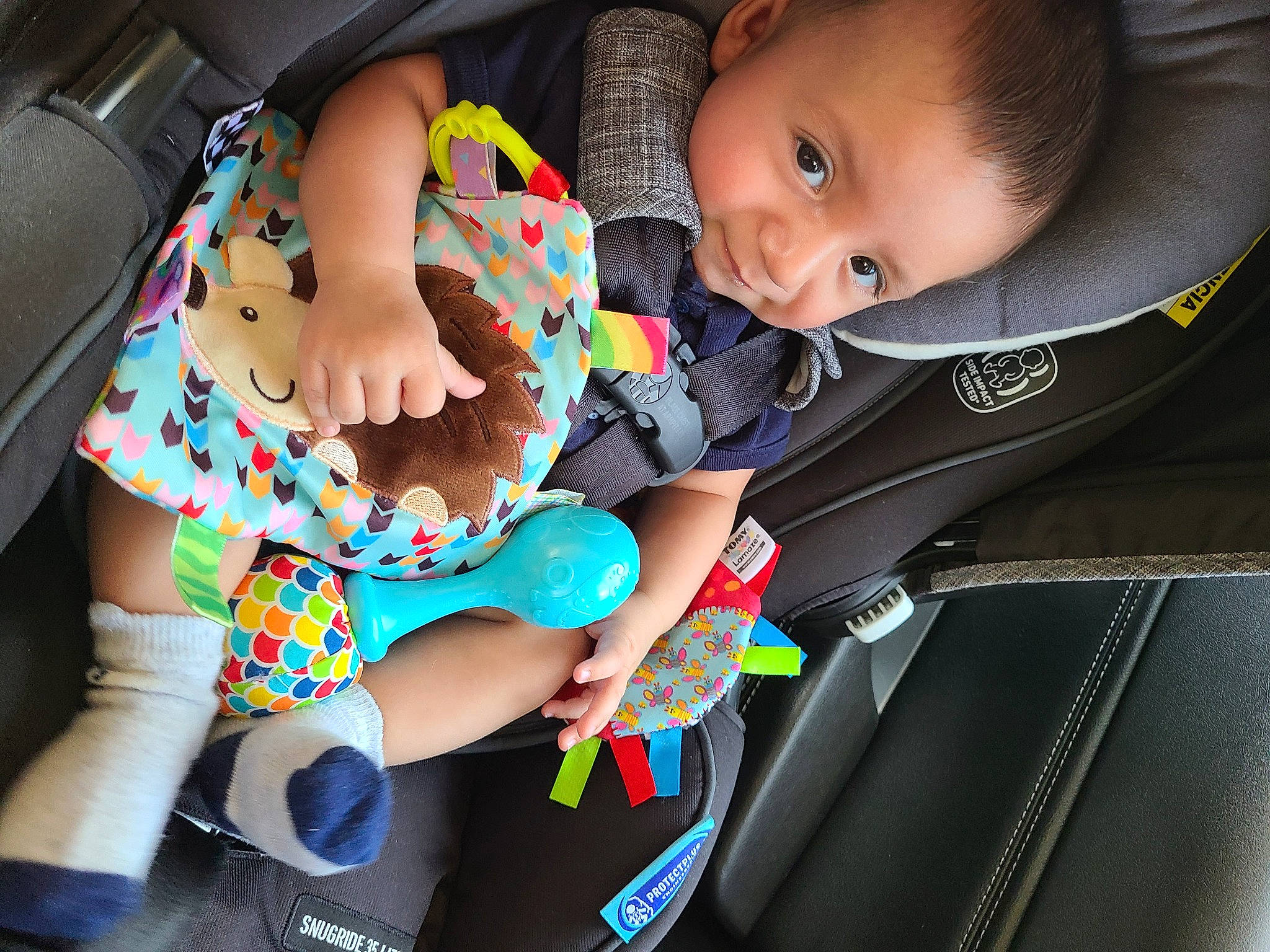 Cj joined the competition — help win amazing prizes! auto_part, baby, baby_products, baby_toddler_clothing, car_seat, child, comfort, eye, finger, fun, hand, happy, human_leg, mouth, nail, pattern, person, product, sitting, thigh