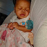 Charlotte joined the competition — help win amazing prizes! baby, sleeping, blanket, pacifier, infant, clothing, hand, face, resting, cute, child, soft, comfort, indoors, person, newborn, closeup, peaceful, cushion, nursery