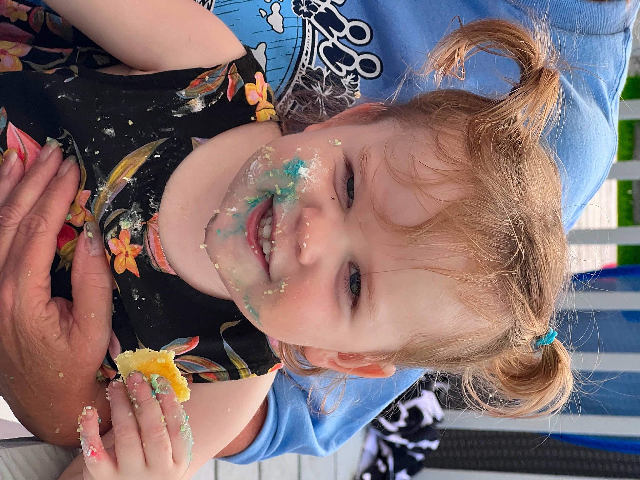 Aiden is registered to the contest to win money with this photo: chest, child, ear, electric_blue, eye, eyelash, fashion_accessory, finger, fun, gesture, hand, happy, hat, mouth, nail, neck, nose, person, smile, toddler