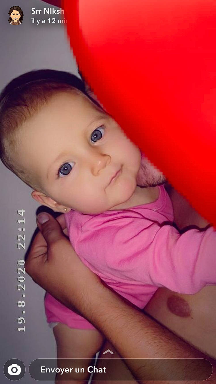 Hailey a rejoint le concours — aidez-le/la à gagner de superbes lots ! baby, cheek, child, eye, face, head, lip, magenta, person, pink, skin, toddler, toy