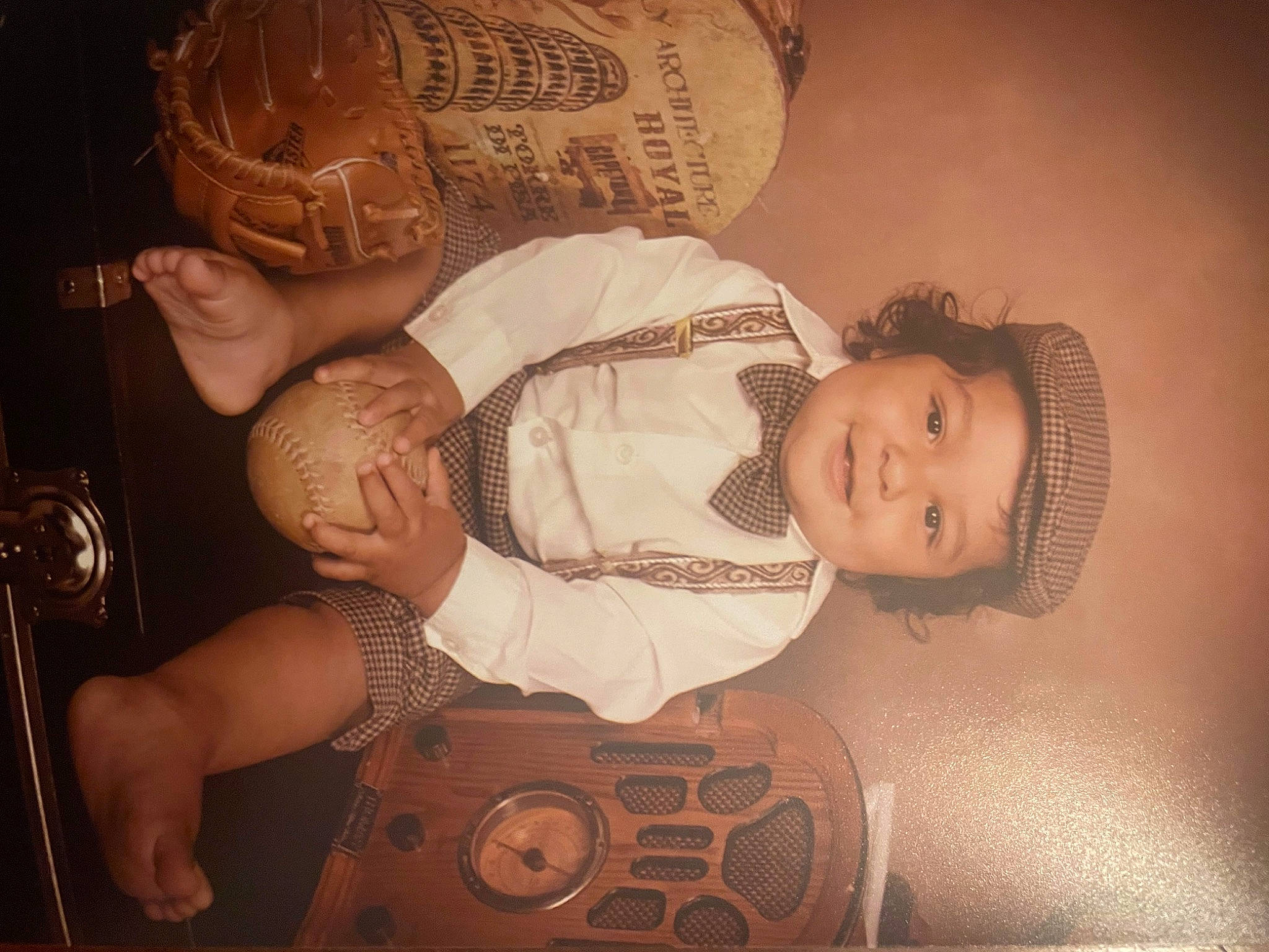 Leonardo joined the competition — help win amazing prizes! abdomen, art, baby, chest, child, darkness, drinkware, flash_photography, flesh, fun, happy, hat, headwear, joy, organ, person, personal_protective_equipment, room, toddler, vintage_clothing