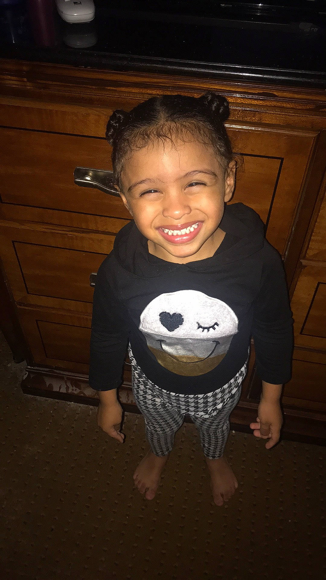 Leia joined the competition — help win amazing prizes! ball, cheek, child, cool, eye, face, fun, head, joy, mouth, organ, person, smile, t_shirt, toddler, tooth