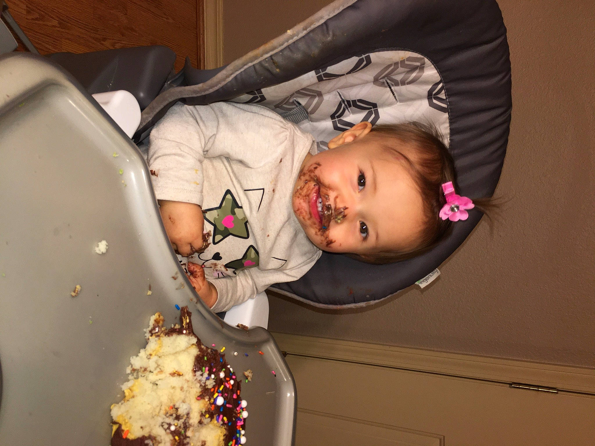 Aria is registered to the contest to win money with this photo: baby, baby_toddler_clothing, cheek, child, comfort, cooking, cuisine, dish, event, eye, face, food, fun, happy, head, ingredient, person, recipe, smile, suit