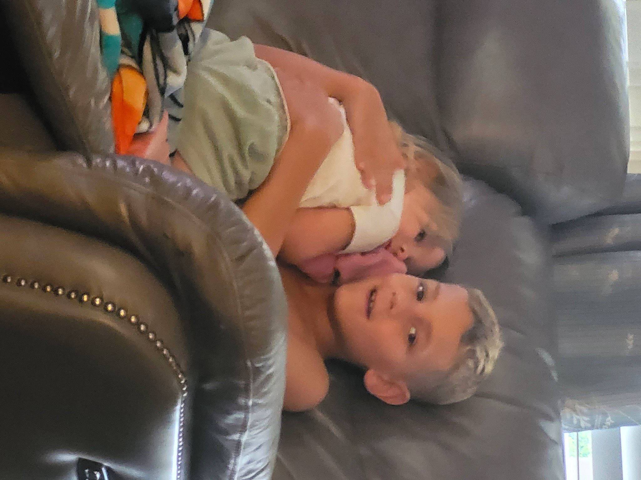 Ivey joined the competition — help win amazing prizes! abdomen, baby, baby_products, chest, child, comfort, finger, fun, hat, human_body, human_leg, joint, knee, lap, leg, mouth, person, sitting, skin, thigh