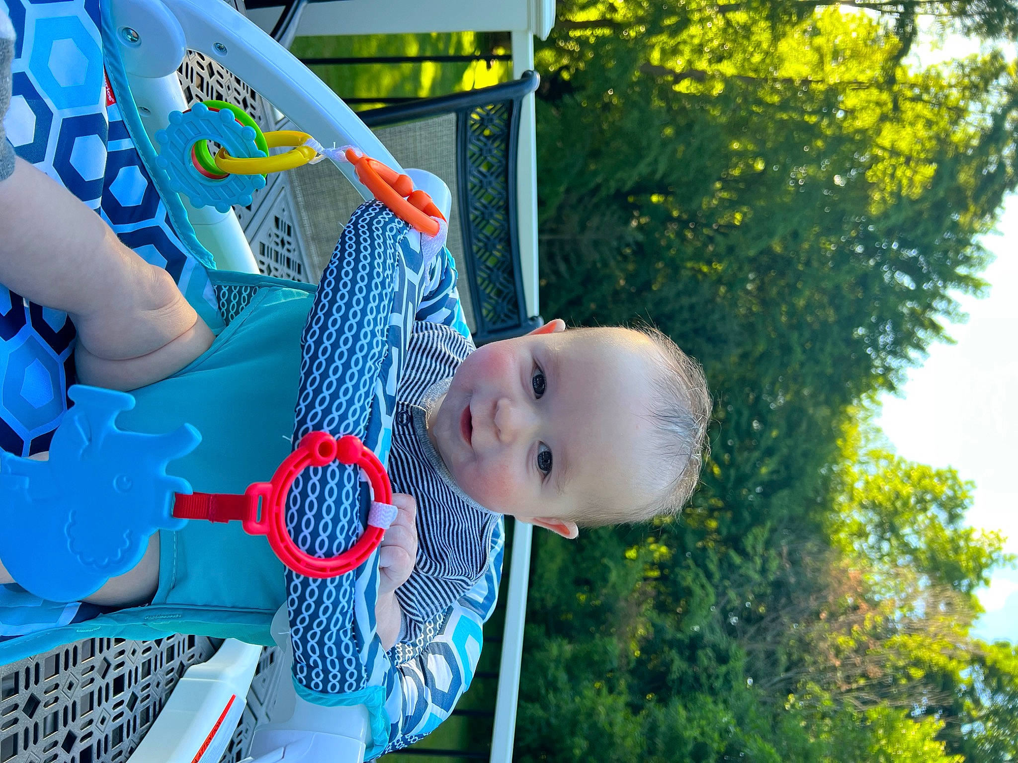 Owen is registered to the contest to win money with this photo: baby, baby_toddler_clothing, blue, child, electric_blue, fun, grass, happy, hat, leisure, person, plant, public_space, recreation, red, sky, smile, toddler, tree, water