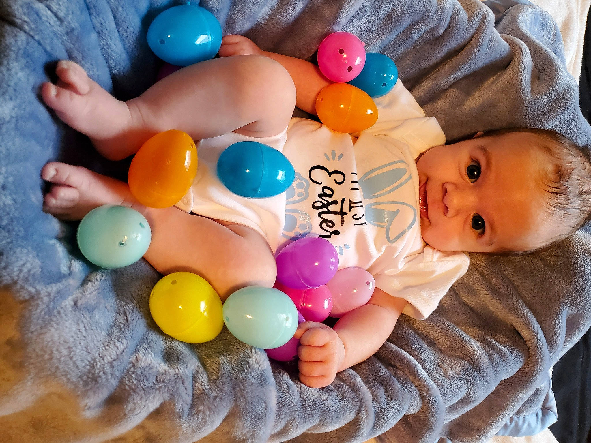 Jaxxon joined the competition — help win amazing prizes! baby, baby_products, baby_toddler_clothing, blue, child, circle, event, finger, fun, hand, happy, icing, nail, party_supply, person, play, product, smile, sweetness, toddler