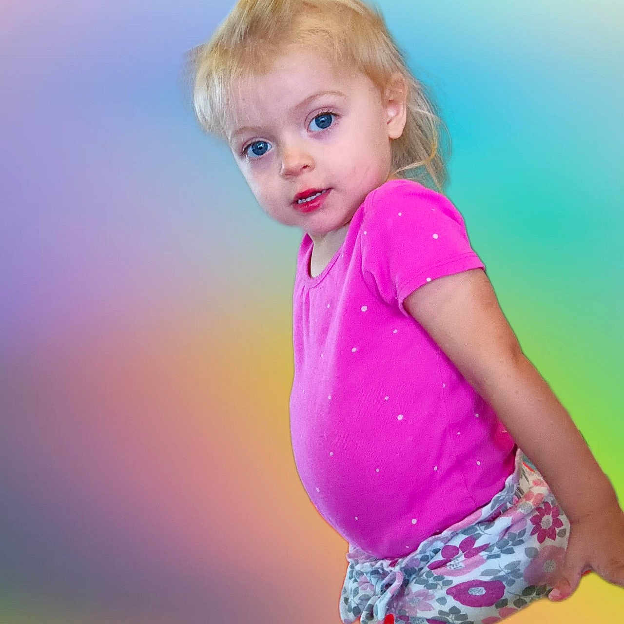 Izzabella is registered to the contest to win money with this photo: accessories, blonde, bodypart, child, clothing, dress, face, female, finger, girl, hair, hand, happy, head, person, photography, portrait, shorts, skirt, t_shirt