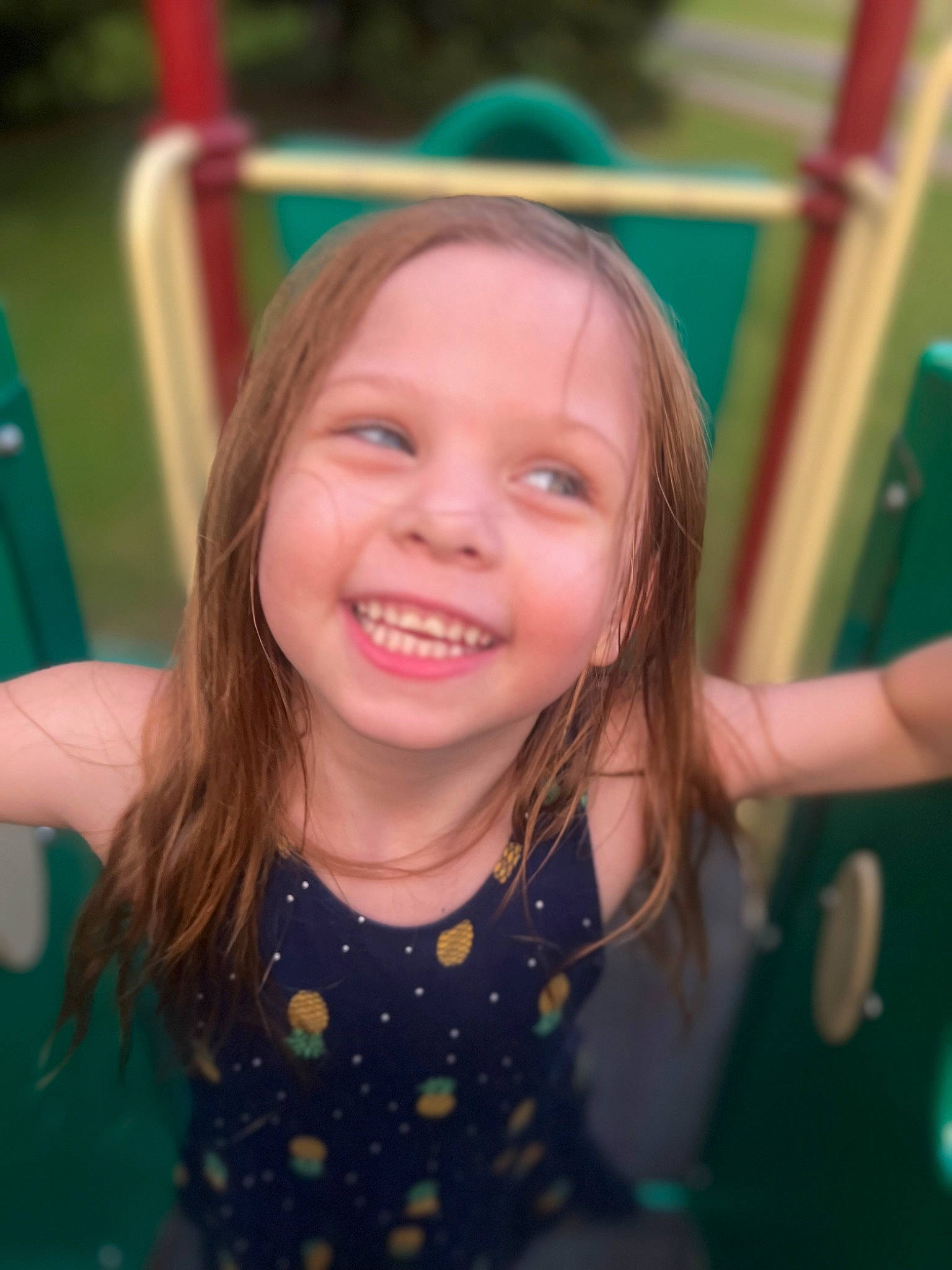 Maizlee is registered to the contest to win money with this photo: blond, brown_hair, chair, child, facial_expression, fun, grass, green, hair, hairstyle, happy, head, iris, joy, leisure, long_hair, party, person, recreation, skin