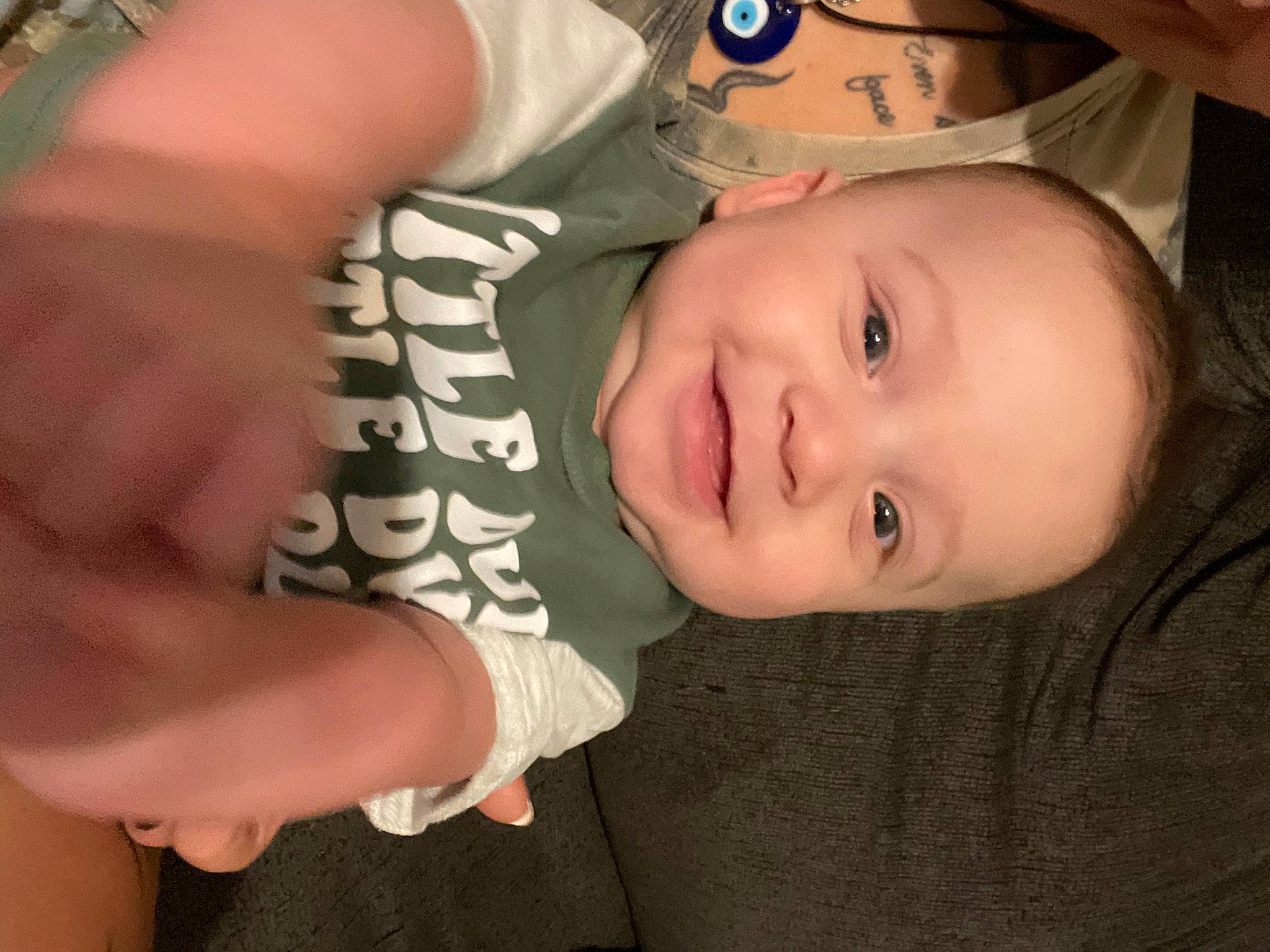 Luciano is registered to the contest to win money with this photo: cheek, chin, ear, eye, eyebrow, eyelash, finger, forehead, gesture, hand, happy, iris, joy, lip, mouth, nose, person, skin, sleeve, smile