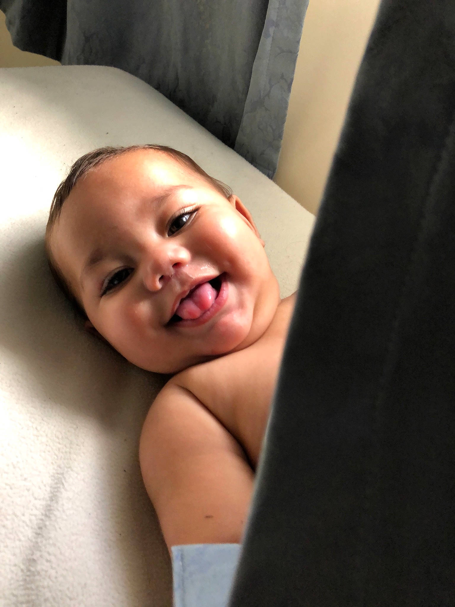 Mekhi joined the competition — help win amazing prizes! baby, cheek, child, chin, eye, face, head, joy, lip, mouth, neck, nose, person, skin, smile, toddler