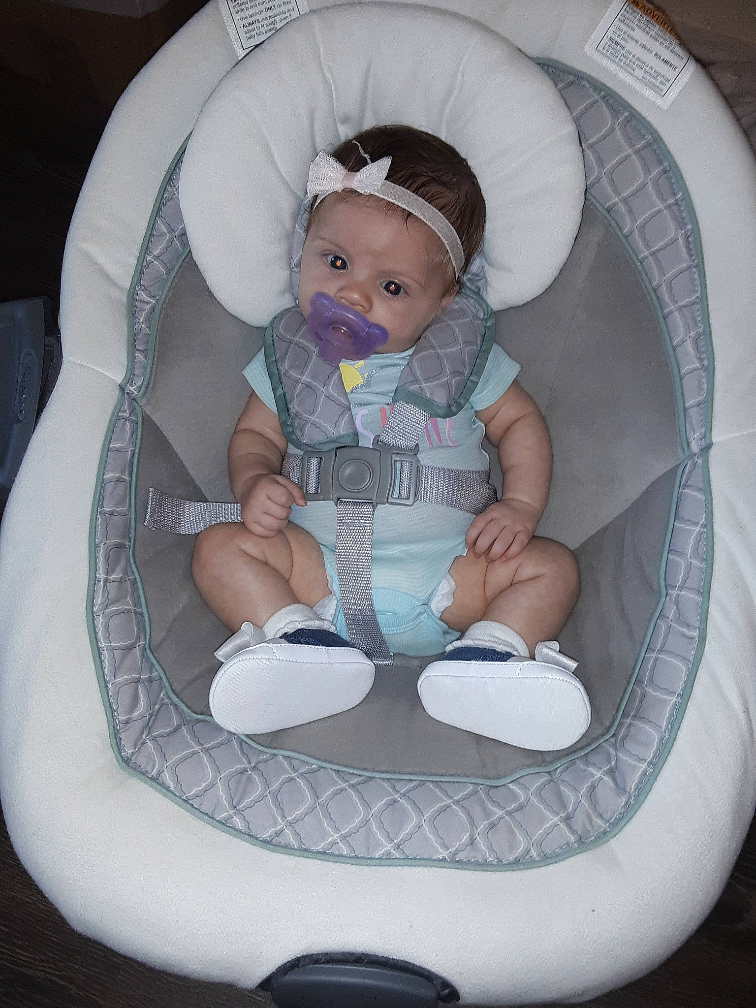 Aleya is registered to the contest to win money with this photo: baby, baby_carriage, baby_in_car_seat, baby_products, baby_safety, baby_sleeping, birth, child, comfort, infant_bed, person, product, toddler