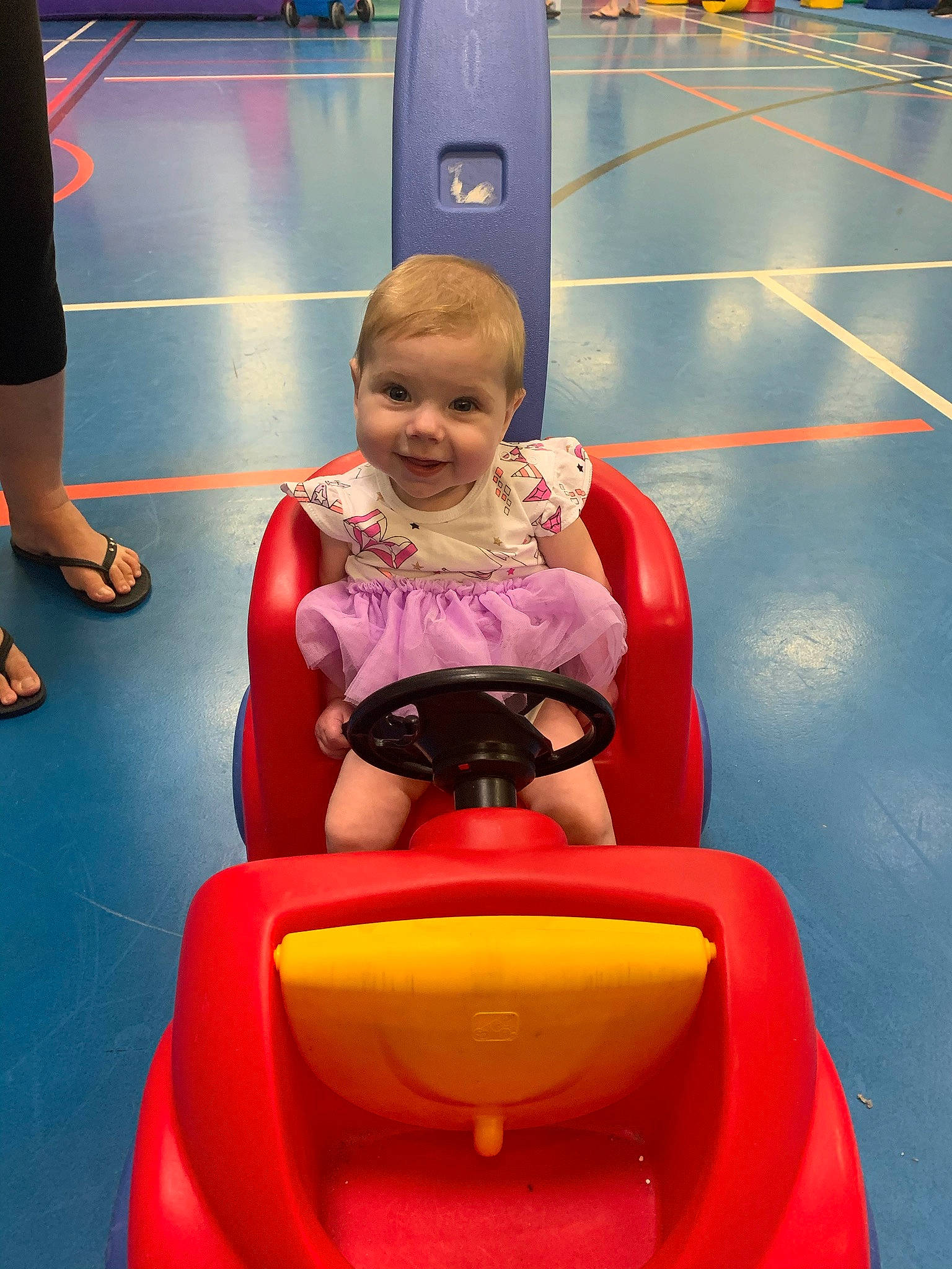 Ivy-mae joined the competition — help win amazing prizes! child, fun, games, joy, leisure, lifejacket, magenta, person, pink, play, playground, recreation, red, sitting, toddler, vacation, yellow