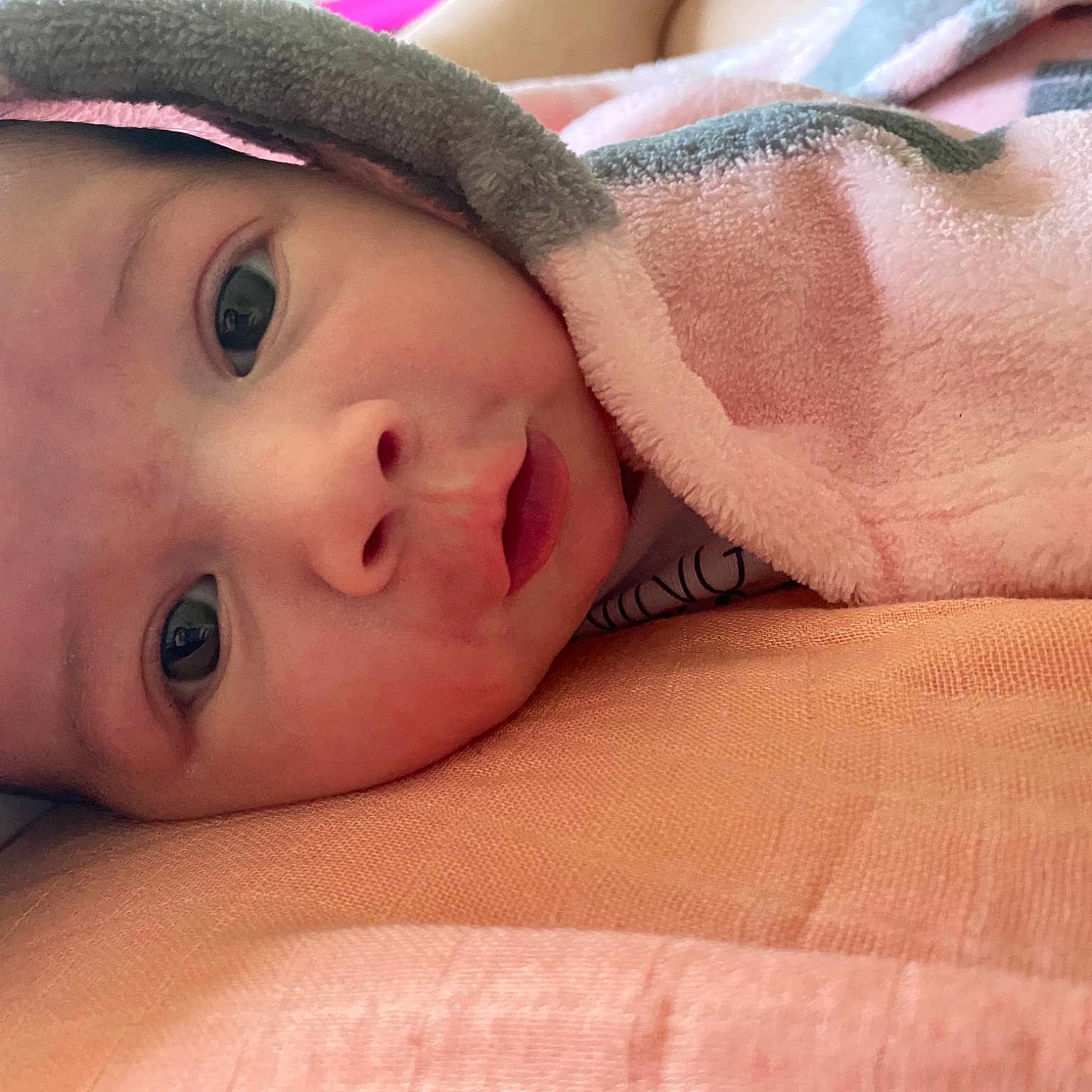 Sayori is registered to the contest to win money with this photo: cap, cheek, comfort, eyebrow, eyelash, flash_photography, grass, happy, hat, headgear, iris, linens, lip, mouth, neck, nose, skin, smile, sun_hat, toddler