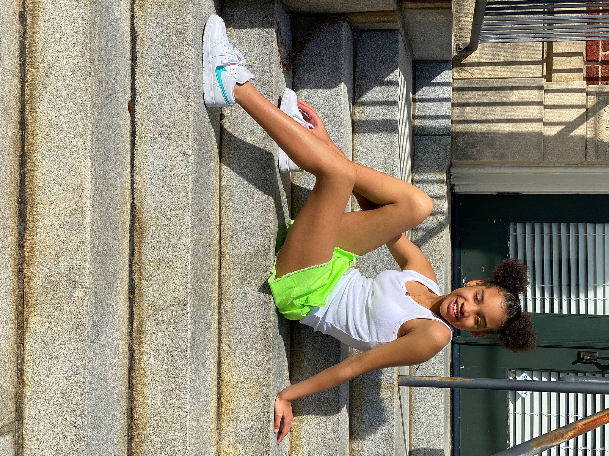 Jenaya joined the competition — help win amazing prizes! balcony, joy, leg, leisure, person, vacation