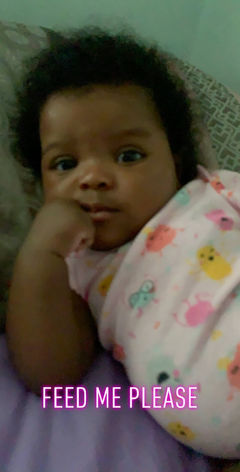 Kamiyah joined the competition — help win amazing prizes! baby, bedtime, black_hair, cheek, child, eye, eyebrow, face, forehead, head, iris, lip, mouth, nose, person, skin, smile, toddler