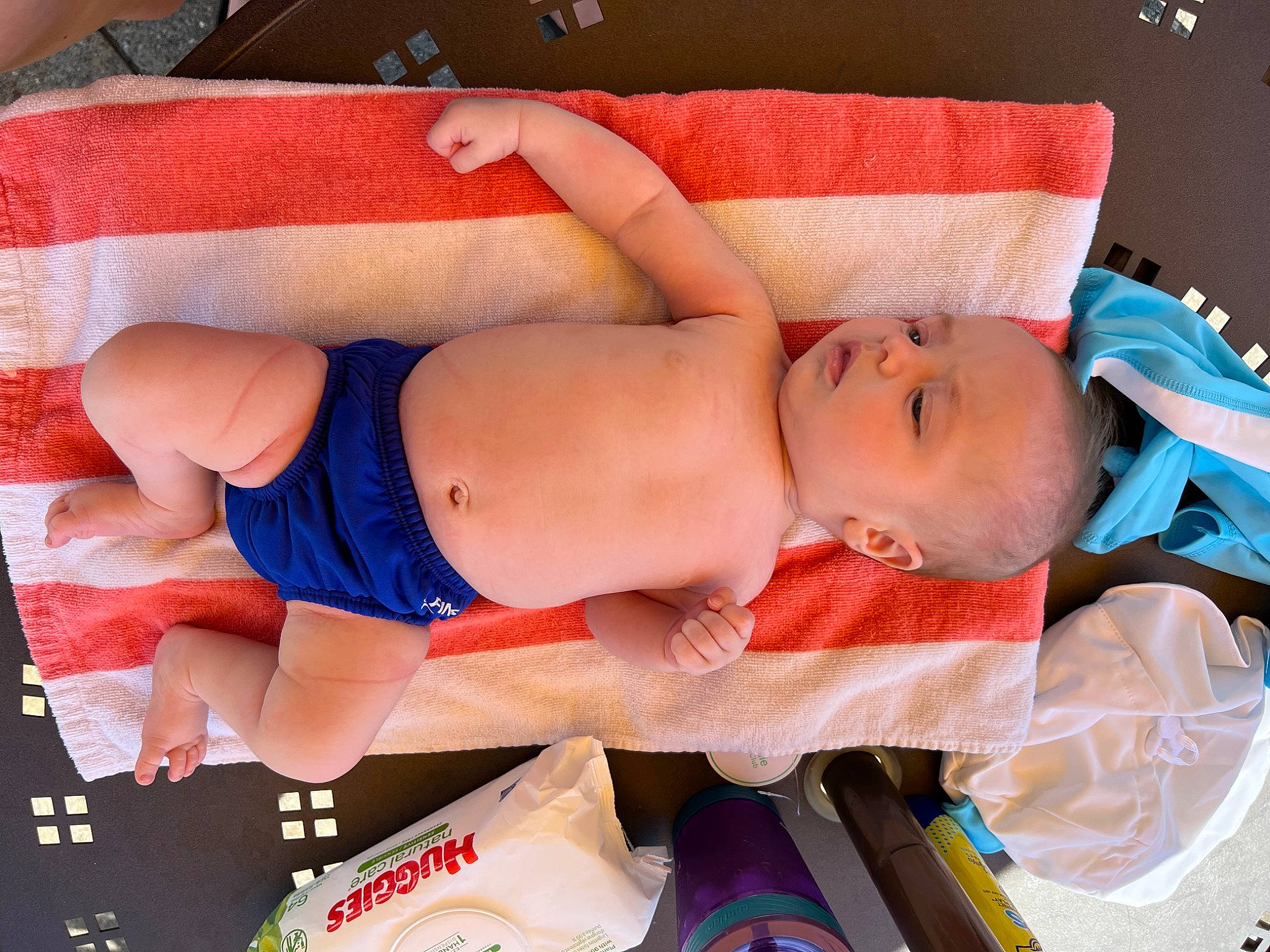 Emmitt joined the competition — help win amazing prizes! abdomen, baby, chest, comfort, diaper, finger, human_leg, knee, leg, lingerie, mouth, person, pink, product, skin, swimwear, thigh, toddler, trunk, undergarment