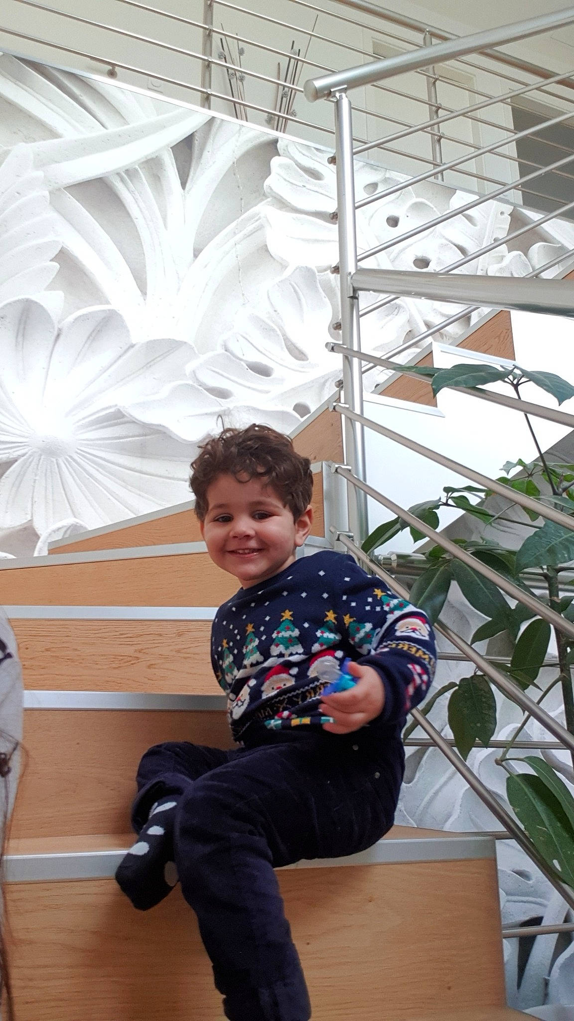 Ahmed a rejoint le concours — aidez-le/la à gagner de superbes lots ! baby_toddler_clothing, flowerpot, greenhouse, houseplant, joy, lap, outdoor_shoe, person
