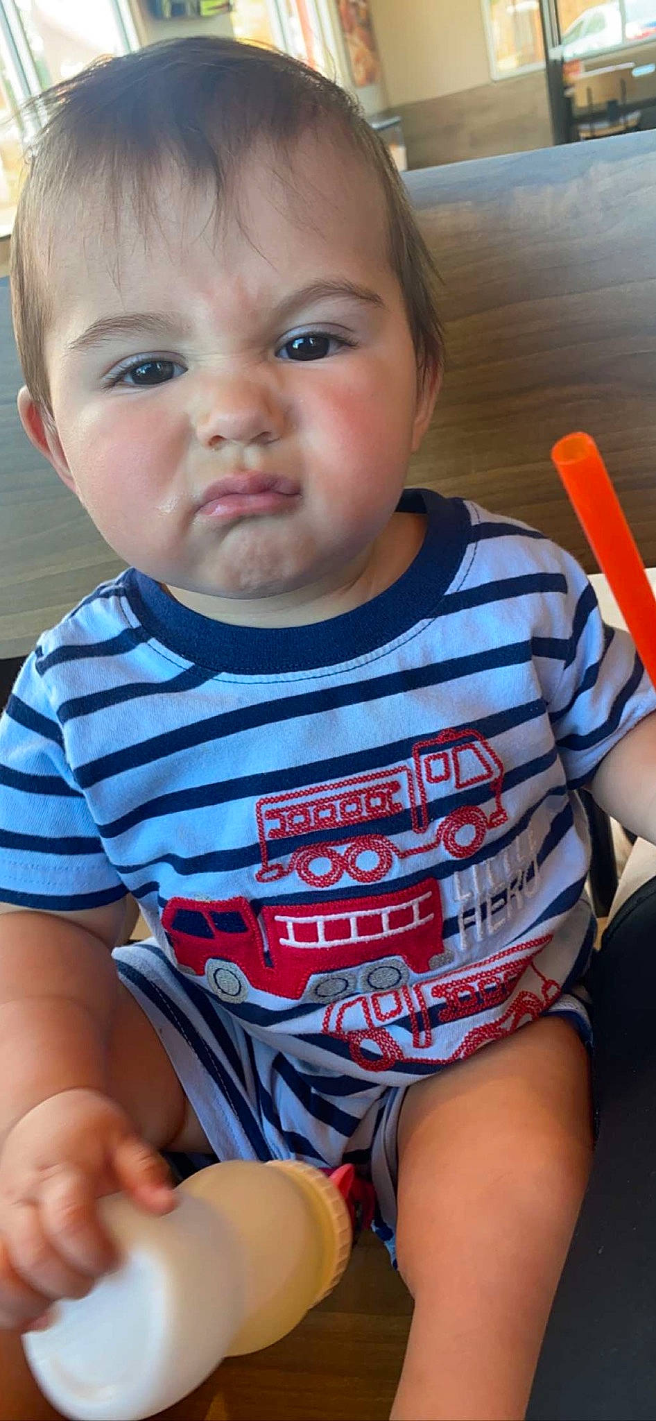 Azrael joined the competition — help win amazing prizes! arm, baby_toddler_clothing, cheek, chin, face, facial_expression, finger, hairstyle, human_body, iris, lip, mouth, neck, nose, organ, person, product, shoulder, skin, sleeve