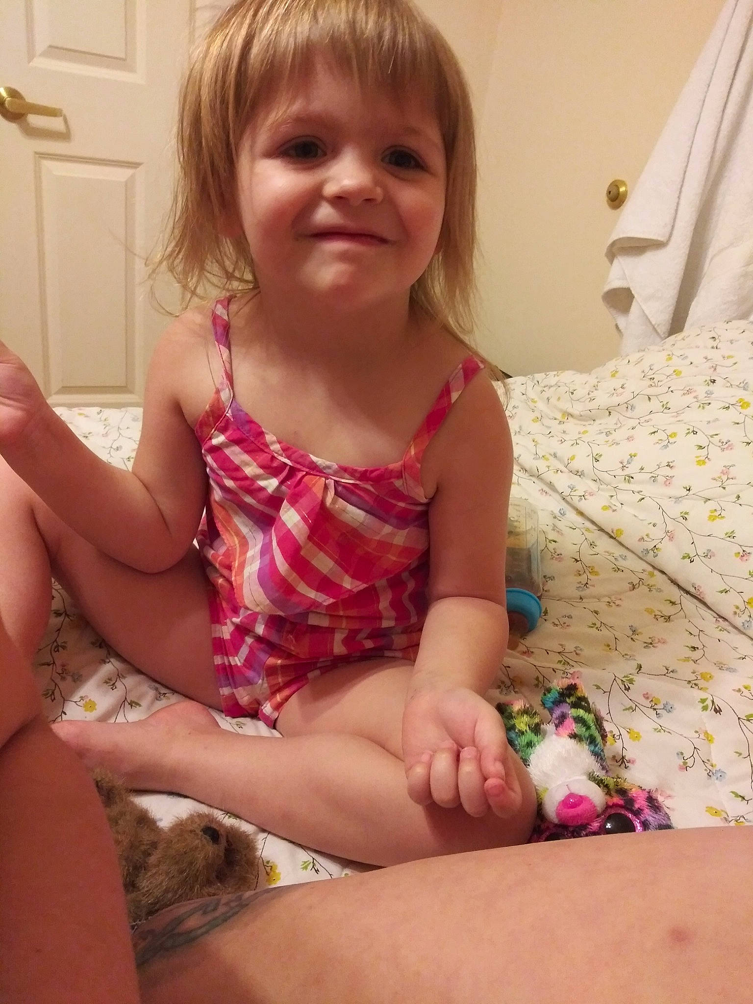 Thorn joined the competition — help win amazing prizes! cheek, child, finger, joy, leg, person, play, sitting, skin, smile, thigh, thumb, toddler