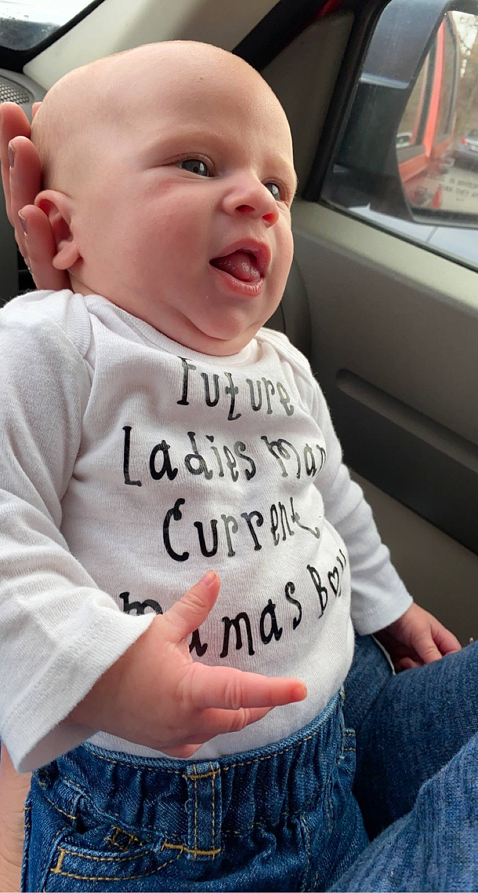 Kashtyn joined the competition — help win amazing prizes! baby, baby_toddler_clothing, cheek, chin, comfort, eye, eyebrow, gesture, hairstyle, happy, head, lip, mouth, neck, nose, person, photograph, skin, sleeve, smile