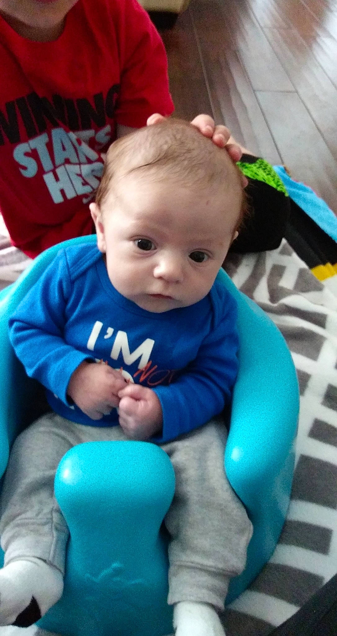 Caysen is registered to the contest to win money with this photo: baby, baby_products, child, person, play, product, sitting, skin, toddler