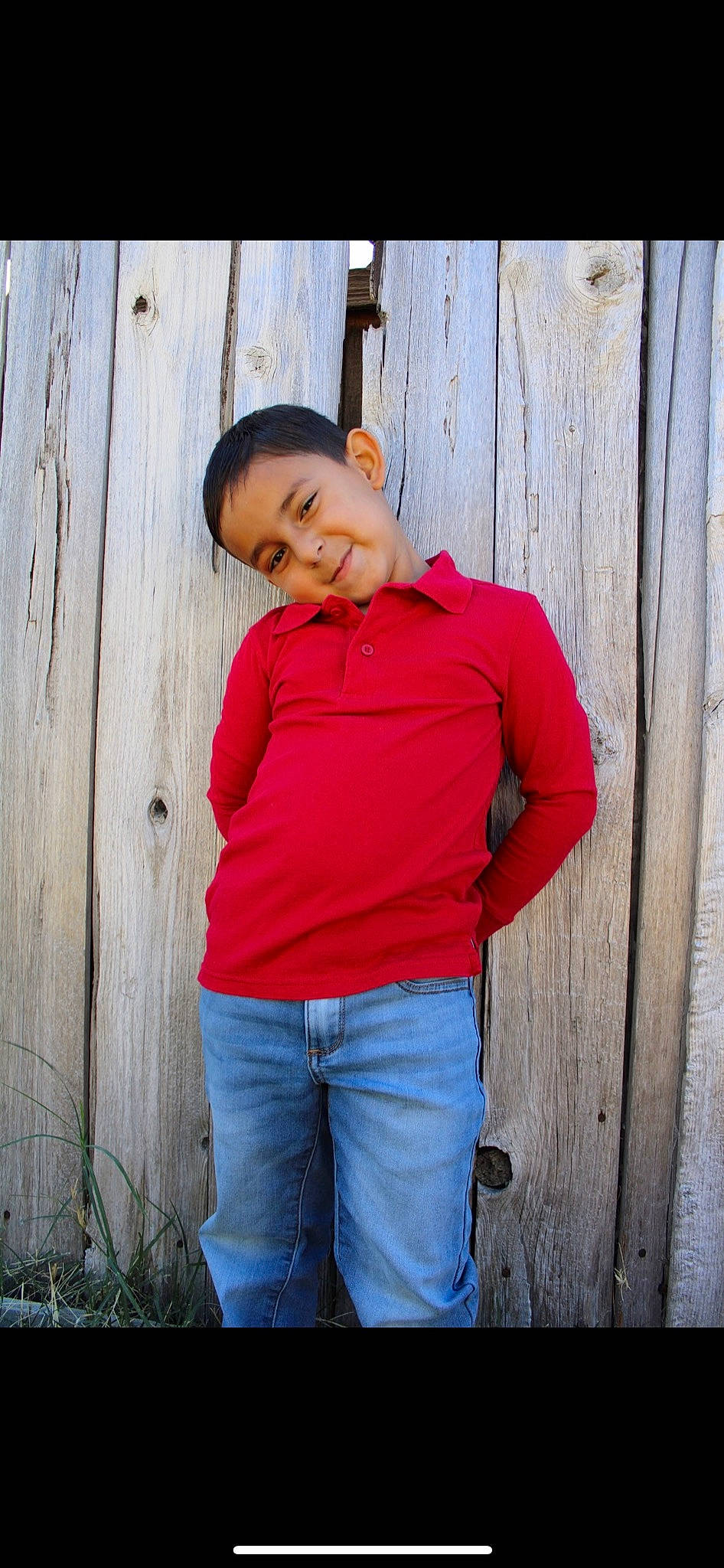 Gabriel joined the competition — help win amazing prizes! denim, elbow, electric_blue, flash_photography, fun, grass, happy, joy, magenta, neck, person, plant, sleeve, smile, sportswear, standing, street_fashion, t_shirt, textile, trunk