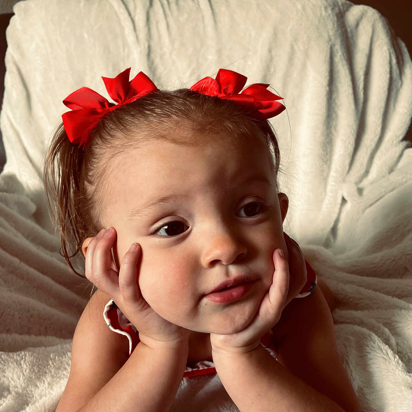 Alaia joined the competition — help win amazing prizes! accessories, baby, bodypart, couch, cushion, face, finger, flower, furniture, hand, happy, head, headband, homedecor, jewelry, newborn, person, photography, portrait, smile