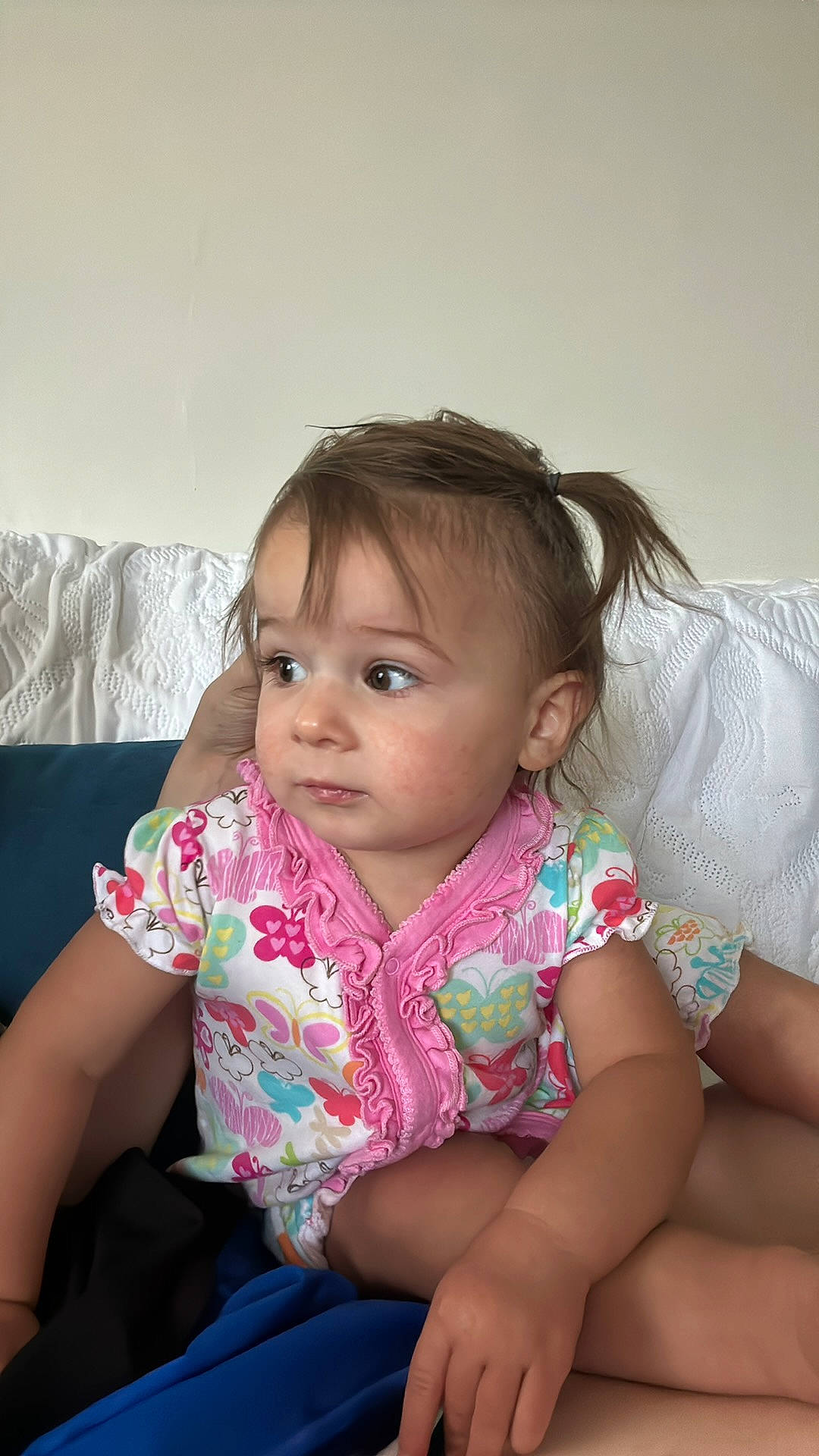 Piper joined the competition — help win amazing prizes! baby_toddler_clothing, cheek, comfort, eyelash, face, facial_expression, finger, happy, iris, joint, leg, lip, mouth, neck, nose, person, pink, shoulder, skin, sleeve