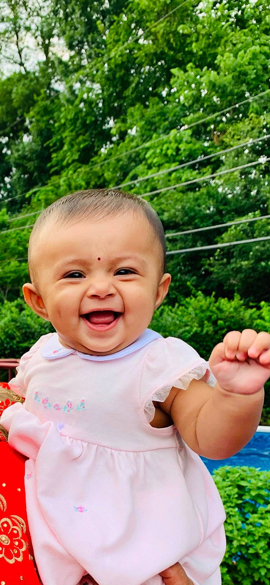 Samera joined the competition — help win amazing prizes! baby, baby_laughing, cheek, child, facial_expression, finger, gesture, grass, hand, happy, laugh, mouth, person, play, smile, thumb, toddler