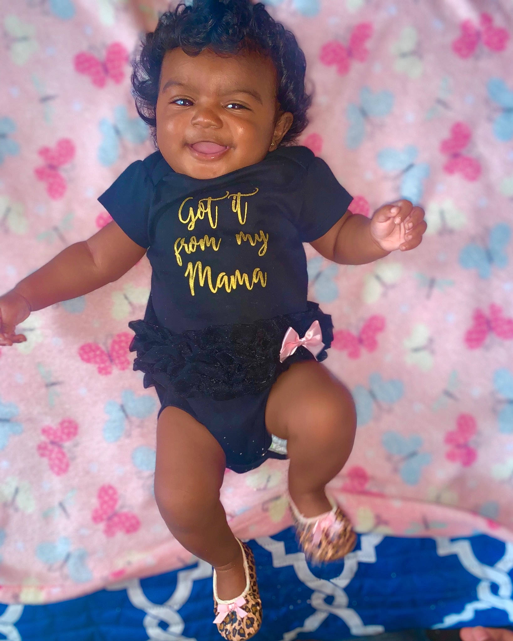 Majesty joined the competition — help win amazing prizes! baby, baby_toddler_clothing, black_hair, child, fun, person, pink, skin, smile, toddler