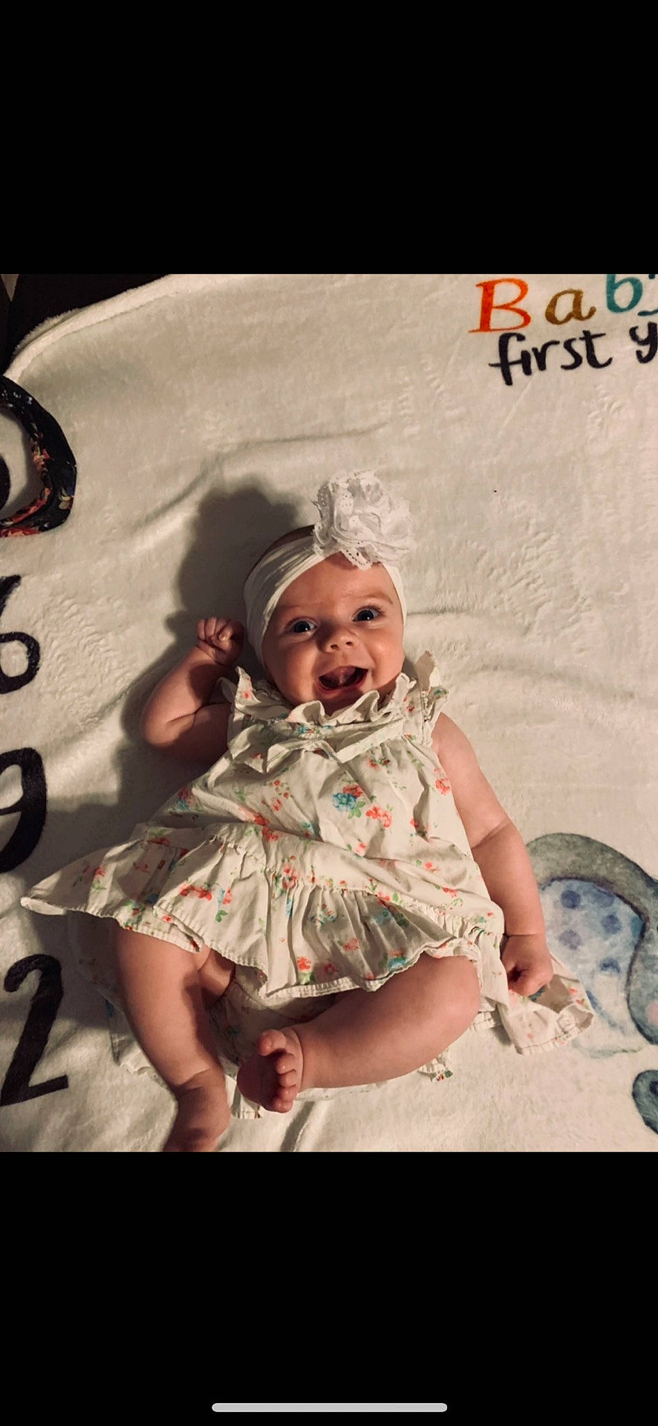 Everly joined the competition — help win amazing prizes! baby, child, cool, design, fun, headwear, person, photo_caption, photography, sitting, smile, toddler