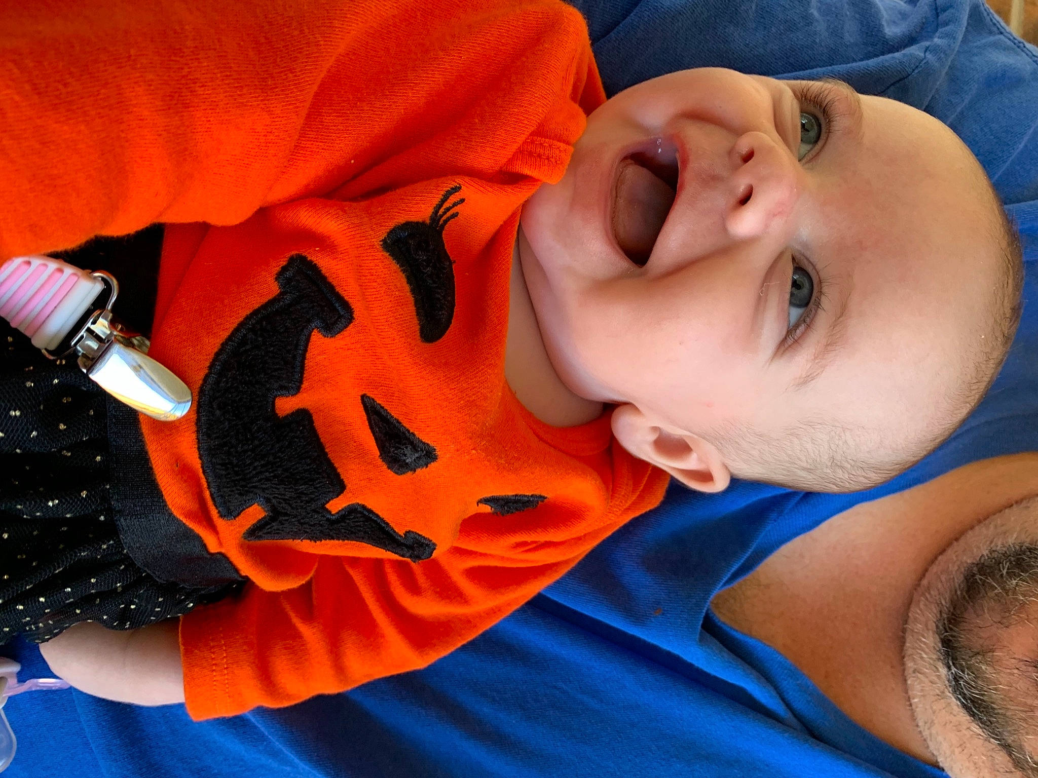 Everly is registered to the contest to win money with this photo: baby, child, nose, orange, person, toddler