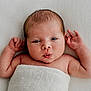 Rhaenyra joined the competition — help win amazing prizes! newborn, baby, infant, wrapped, blanket, closeup, portrait, skin, hands, face, expression, cute, soft, white, texture, lying, young, child, peaceful, indoors