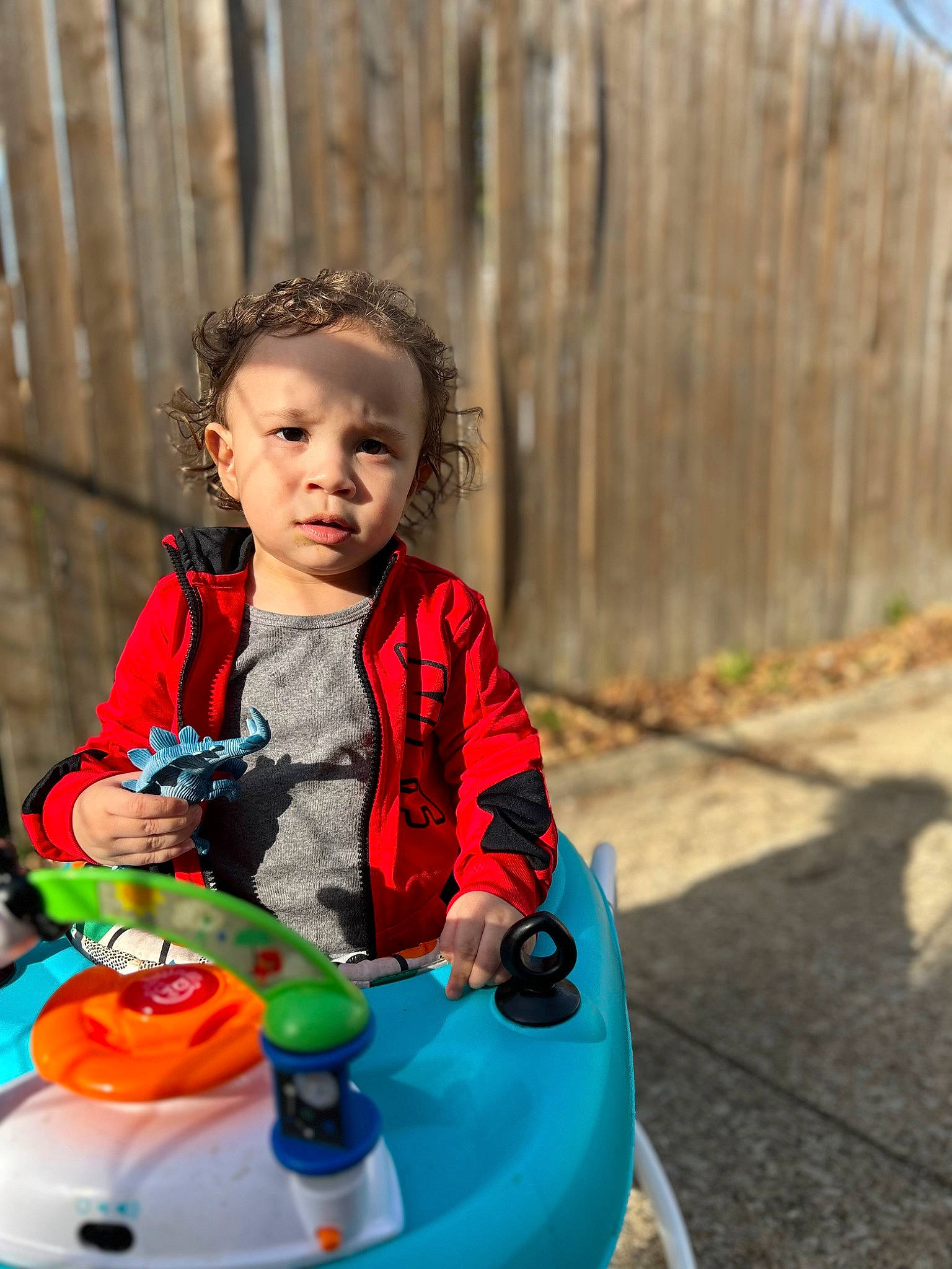 Jadiel is registered to the contest to win money with this photo: baby, baby_products, child, city, event, facial_expression, fun, grass, happy, hoodie, jacket, leisure, person, plastic, play, playground, portrait_photography, recreation, sitting, toddler