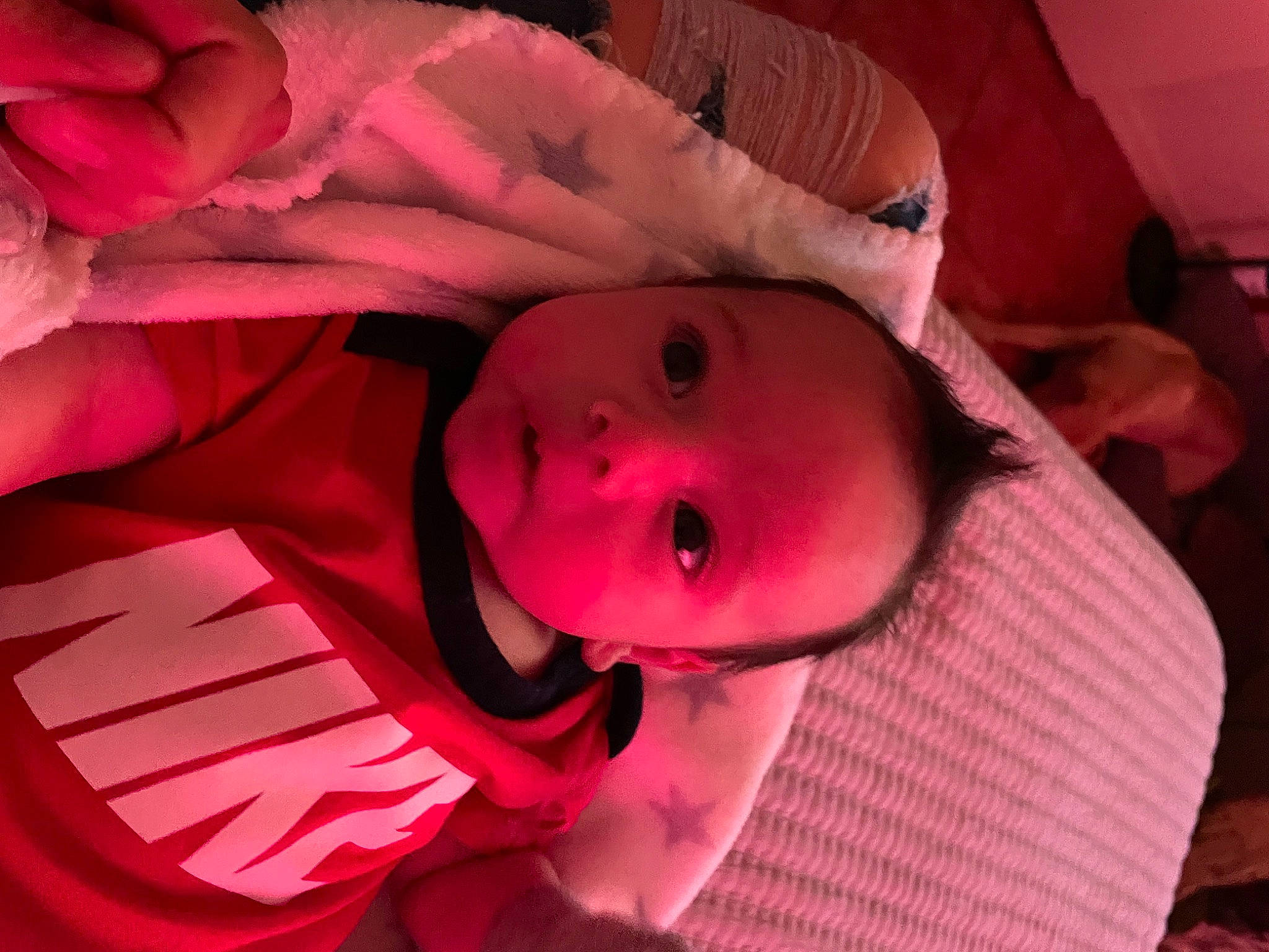 Andrés joined the competition — help win amazing prizes! baby, baby_toddler_clothing, cheek, comfort, event, eyelash, happy, hat, human_body, lip, magenta, mouth, nose, person, petal, pink, purple, skin, smile, textile