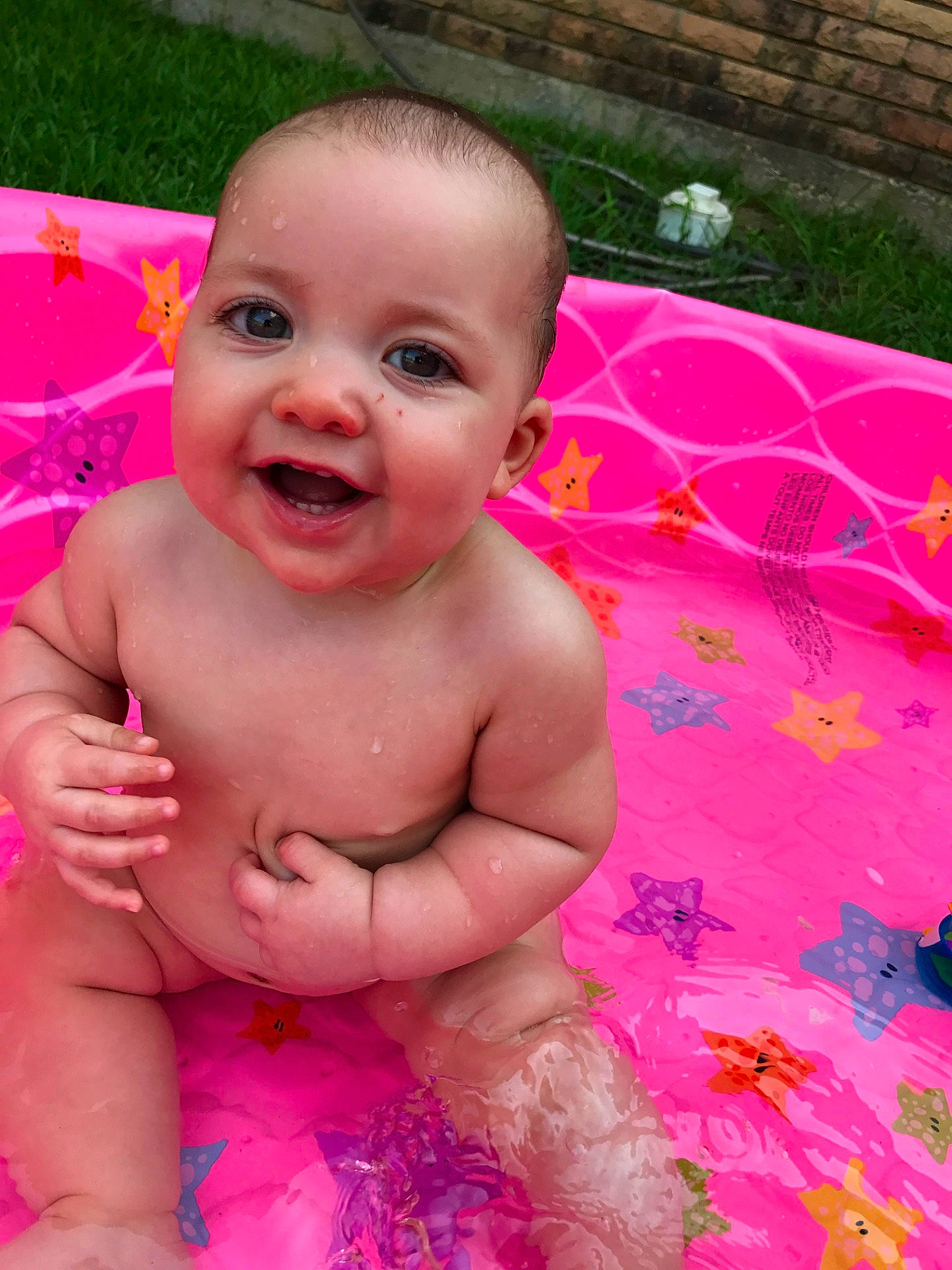 Kristen joined the competition — help win amazing prizes! beauty, cheek, child, eye, face, finger, fun, girl, hand, infant, lip, mouth, nose, petal, pink, play, red, skin, smile, toddler