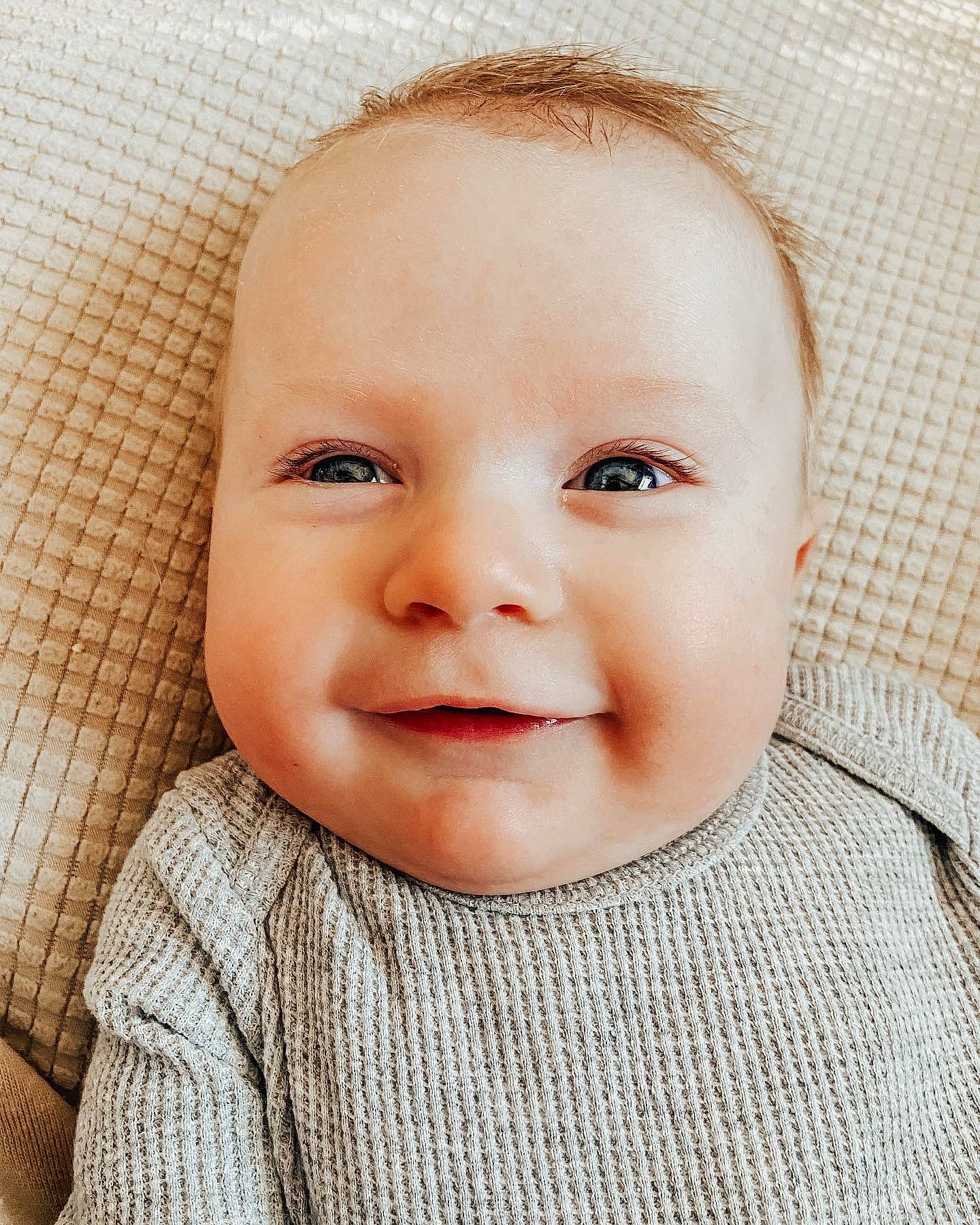 Sawyer joined the competition — help win amazing prizes! baby, baby_toddler_clothing, cheek, child, chin, collar, comfort, eyebrow, eyelash, face, hairstyle, happy, head, iris, joy, lip, nose, person, skin, sleeve