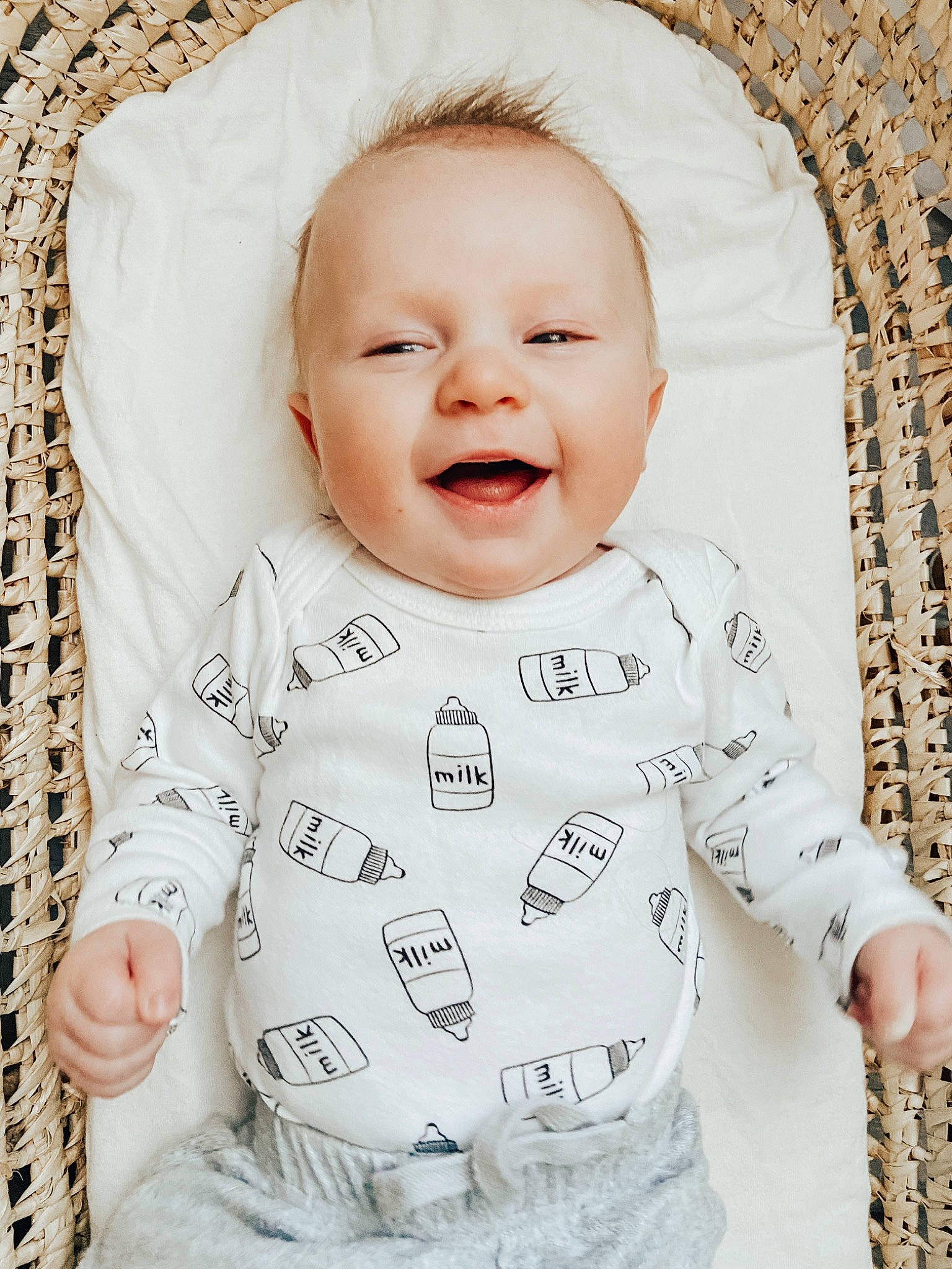 Sawyer joined the competition — help win amazing prizes! baby, baby_toddler_clothing, beauty, child, collar, comfort, face, facial_expression, happy, organ, outerwear, people, person, pink, skin, sleeve, smile, standing, textile, toddler
