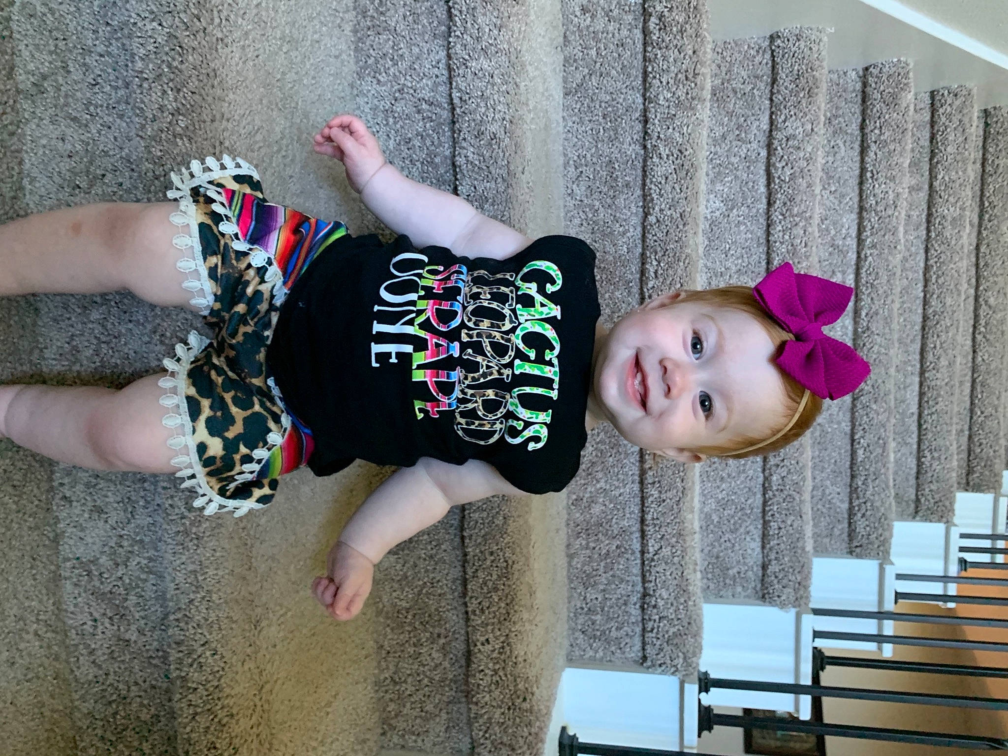 Kinsley joined the competition — help win amazing prizes! child, clothing, day_dress, fashion_design, fun, happy, human_leg, joy, magenta, pattern, person, pink, plant, smile, street_fashion, textile, thigh, toddler, tree, trunk