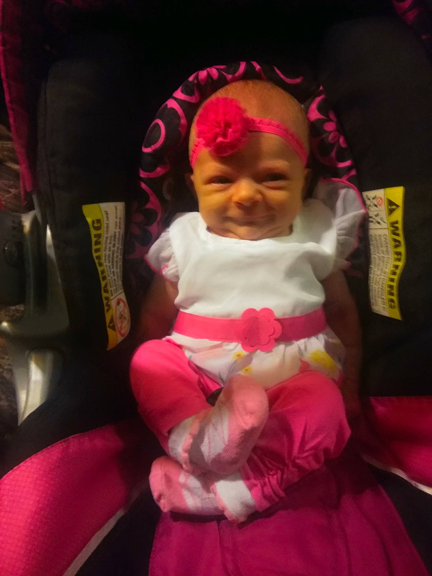 Brinleigh joined the competition — help win amazing prizes! child, day, fun, girl, infant, joy, magenta, person, pink, product, skin, toddler