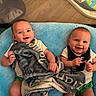 Everett joined the competition — help win amazing prizes! babies, baby, blanket, blue_cushion, child, clothing, cute, face, happy, holding, indoor, infant, mesh_playpen, person, playpen, smile, soft, toddler, toy, young