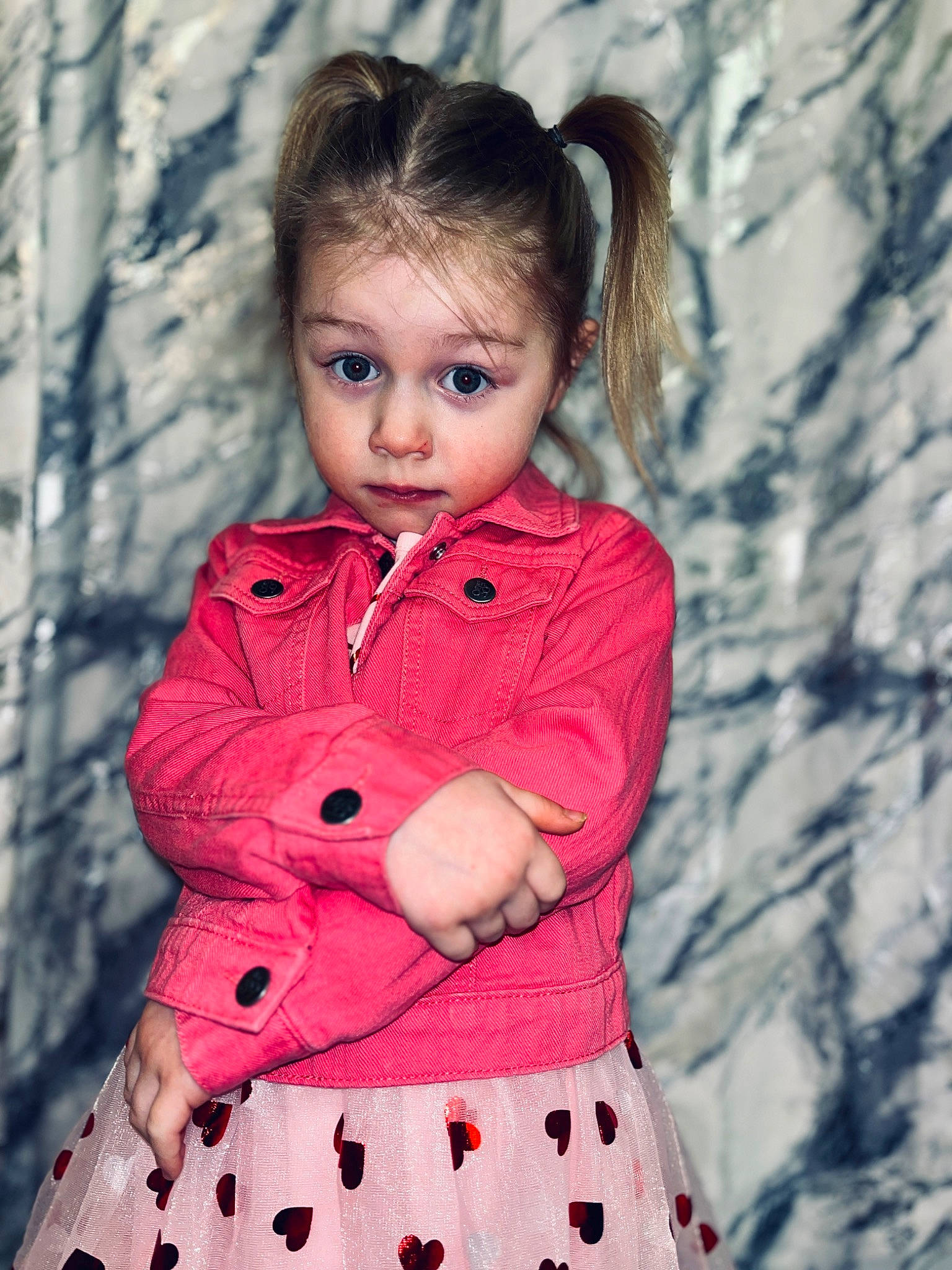 Maya is registered to the contest to win money with this photo: doll, dress, eye, eyelash, fashion_design, fawn, flash_photography, hair, happy, head, iris, lip, people_in_nature, person, pink, plant, skin, sleeve, toy, tree