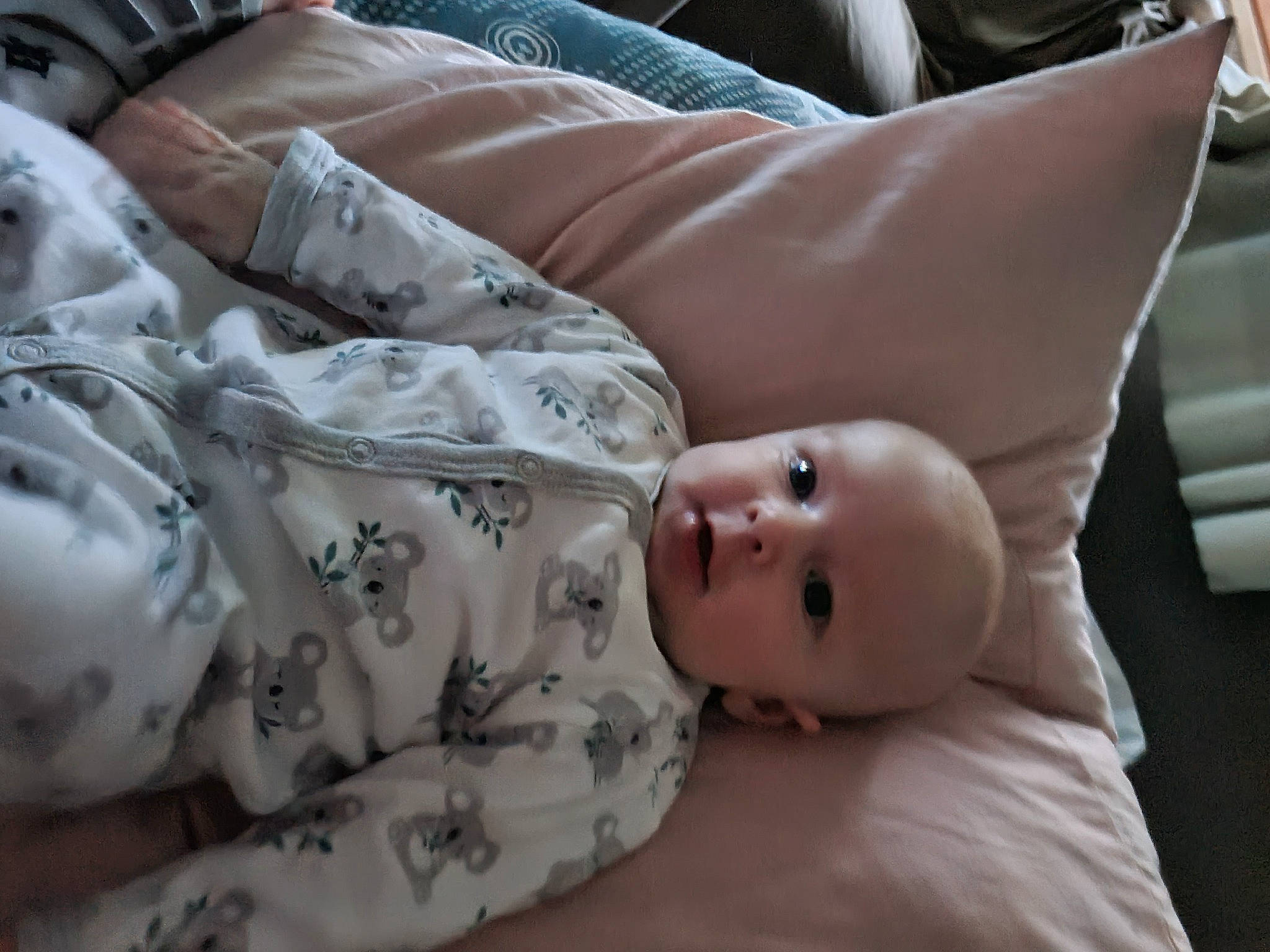 Lylian a rejoint le concours — aidez-le/la à gagner de superbes lots ! baby, baby_products, baby_toddler_clothing, bedding, bedtime, child, comfort, finger, linens, mammal, nap, people, person, room, sitting, skin, sleeve, textile, toddler, tree