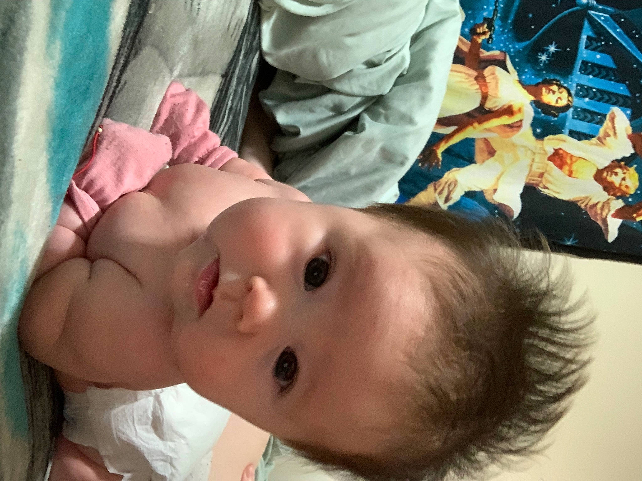 Scarlette joined the competition — help win amazing prizes! baby, blond, cheek, chest, child, eye, eyebrow, eyelash, fun, happy, hat, iris, linens, lip, mouth, neck, nose, person, skin, smile