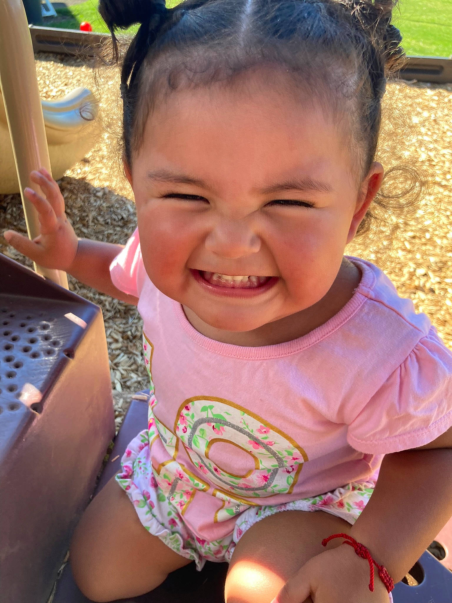 Olivia joined the competition — help win amazing prizes! baby, baby_toddler_clothing, cheek, chin, cool, finger, fun, hairstyle, happy, head, iris, joy, leisure, lip, mouth, neck, nose, person, pink, skin