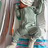 Noah joined the competition — help win amazing prizes! newborn, baby, sleeping, onesie, hat, hospital_bassinet, blanket, sock, infant, cozy, cute, child, resting, striped, soft, pajamas, peaceful, bed, nursery, person
